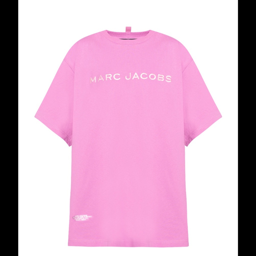 Marc Jacobs Pink Crew Neck Oversized T-Shirt